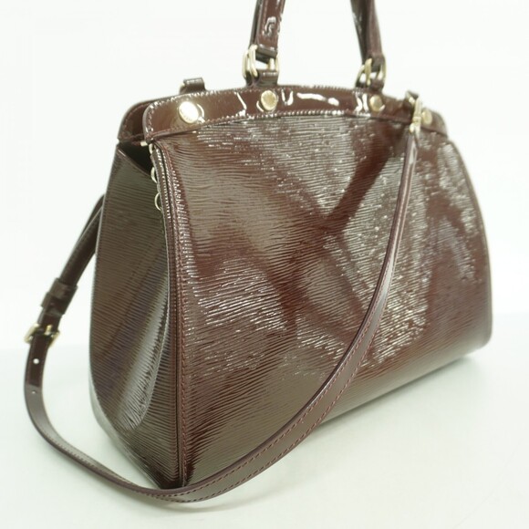 Louis Vuitton Epi Leather Handbag, MM M40485, Prunu Electric, 2-Way Bag for W... - Picture 2 of 9